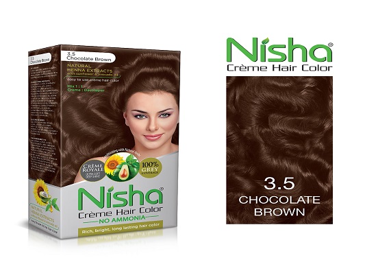 Nisha Crème Hair Color Chocolate Brown